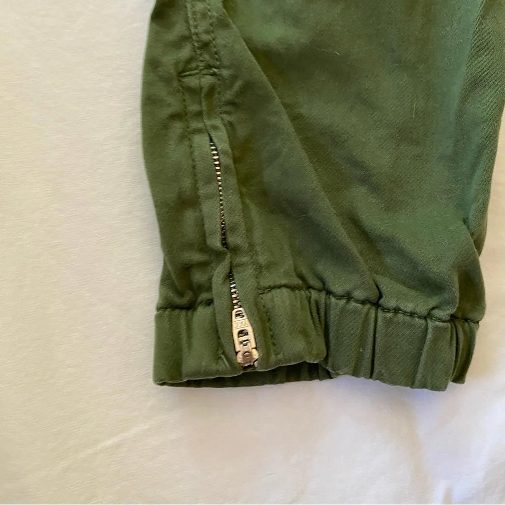 Mavi Ivy Mid Rise Slim Cargo Pants in Green Women's 30 - Picture 7 of 10